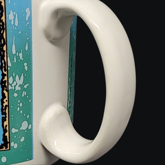 VINTAGE 1994 WARNER BROS. 1994 SIX FLAGS THEME PARKS DAFFY DUCK COFFEE MUG - Picture 5 of 13